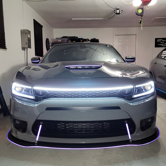 2015-2023 Dodge Charger LED DRL Grill Accent Lights Bar Kit - AutoLEDTech.com