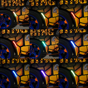 2015-2023 Dodge Charger RGB Flow Series LED Smoked Side Marker Lights - AutoLEDTech.com