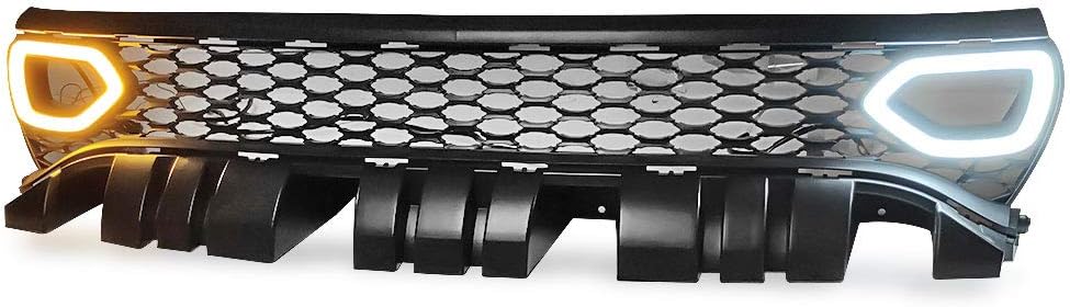 2015-2023 Dodge Charger Switchback White/Amber LED Scatpack Snorkel Grill Assembly - AutoLEDTech.com