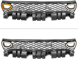 2015-2023 Dodge Charger Switchback White/Amber LED Scatpack Snorkel Grill Assembly - AutoLEDTech.com