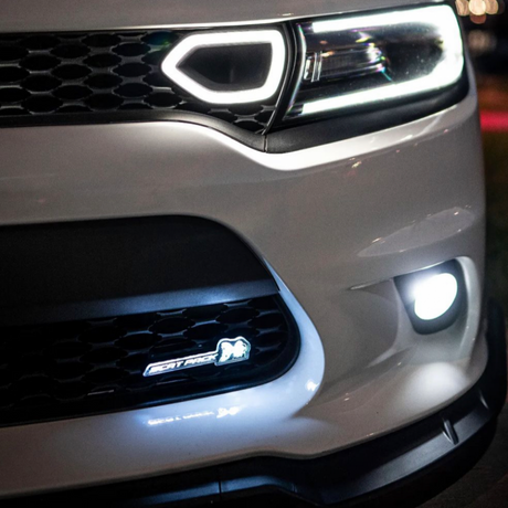 2015-2023 Dodge Scatpack RGB Flow Series LED Badge Emblem Logo - AutoLEDTech.com
