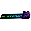 2015-2023 Dodge Scatpack RGB Flow Series LED Badge Emblem Logo - AutoLEDTech.com