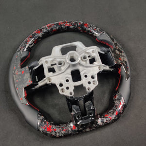 2015-2023 Ford Mustang Carbon Fiber Steering Wheel - AutoLEDTech.com