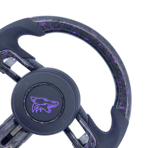 2015-2023 Ford Mustang Carbon Fiber Steering Wheel - AutoLEDTech.com