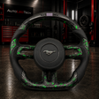 2015-2023 Ford Mustang Carbon Fiber Steering Wheel - AutoLEDTech.com