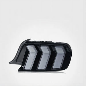 2015-2023 Ford Mustang S550 RGB Flow Smoked Clear LED Tail Lights - AutoLEDTech.com