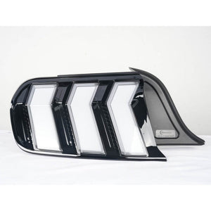 2015-2023 Ford Mustang S550 RGB Flow Smoked Clear LED Tail Lights - AutoLEDTech.com