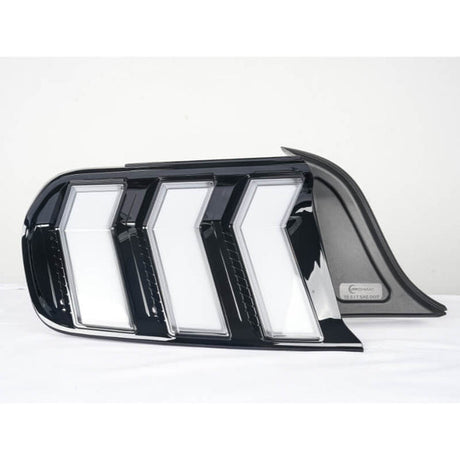 2015-2023 Ford Mustang S550 RGB Flow Smoked Clear LED Tail Lights - AutoLEDTech.com