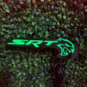 2015-2023 SRT Hellcat RGBW Flow Series LED Badge Emblem Logo - AutoLEDTech.com