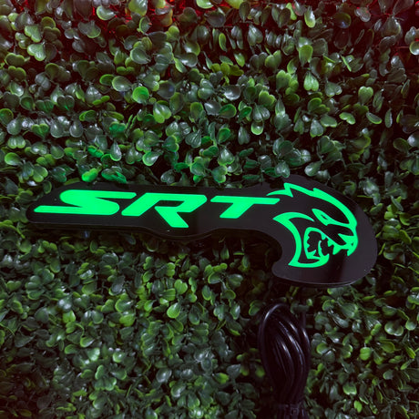 2015-2023 SRT Hellcat RGBW Flow Series LED Badge Emblem Logo - AutoLEDTech.com
