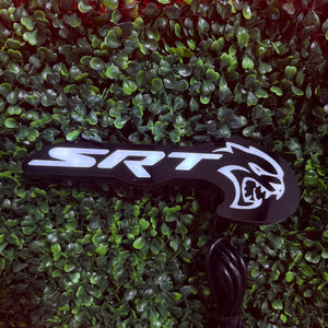 2015-2023 SRT Hellcat RGBW Flow Series LED Badge Emblem Logo - AutoLEDTech.com