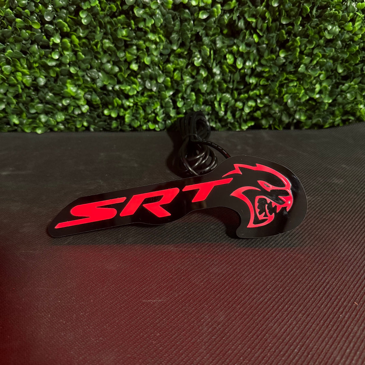 2015-2023 SRT Hellcat RGBW Flow Series LED Badge Emblem Logo - AutoLEDTech.com