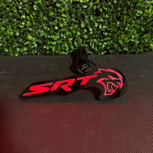 2015-2023 SRT Hellcat RGBW Flow Series LED Badge Emblem Logo - AutoLEDTech.com