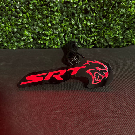2015-2023 SRT Hellcat RGBW Flow Series LED Badge Emblem Logo - AutoLEDTech.com