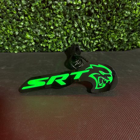 2015-2023 SRT Hellcat RGBW Flow Series LED Badge Emblem Logo - AutoLEDTech.com