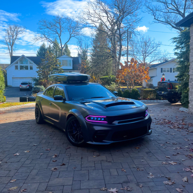 2015-2023 Dodge Charger Alpharex RGBW FLOW SERIES LED DRL Headlights