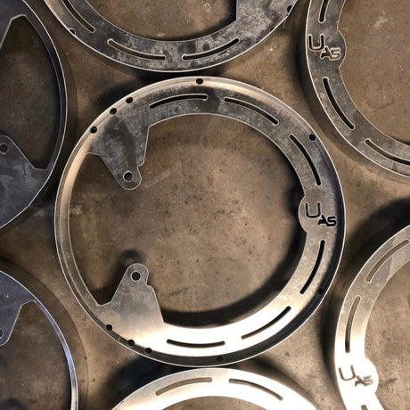 2015-2025+ Polaris Slingshot BREMBO Wheel Ring Light Brackets - BRACKETS ONLY - AutoLEDTech.com
