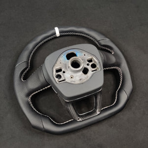 2015-2026+ Audi Q3/Q5/Q7/Q8 Custom Carbon Fiber Steering Wheel - AutoLEDTech.com