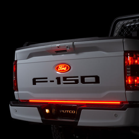 2015-2026+ Ford F150 Illuminated Red LED Tailgate Emblem Logo - AutoLEDTech.com