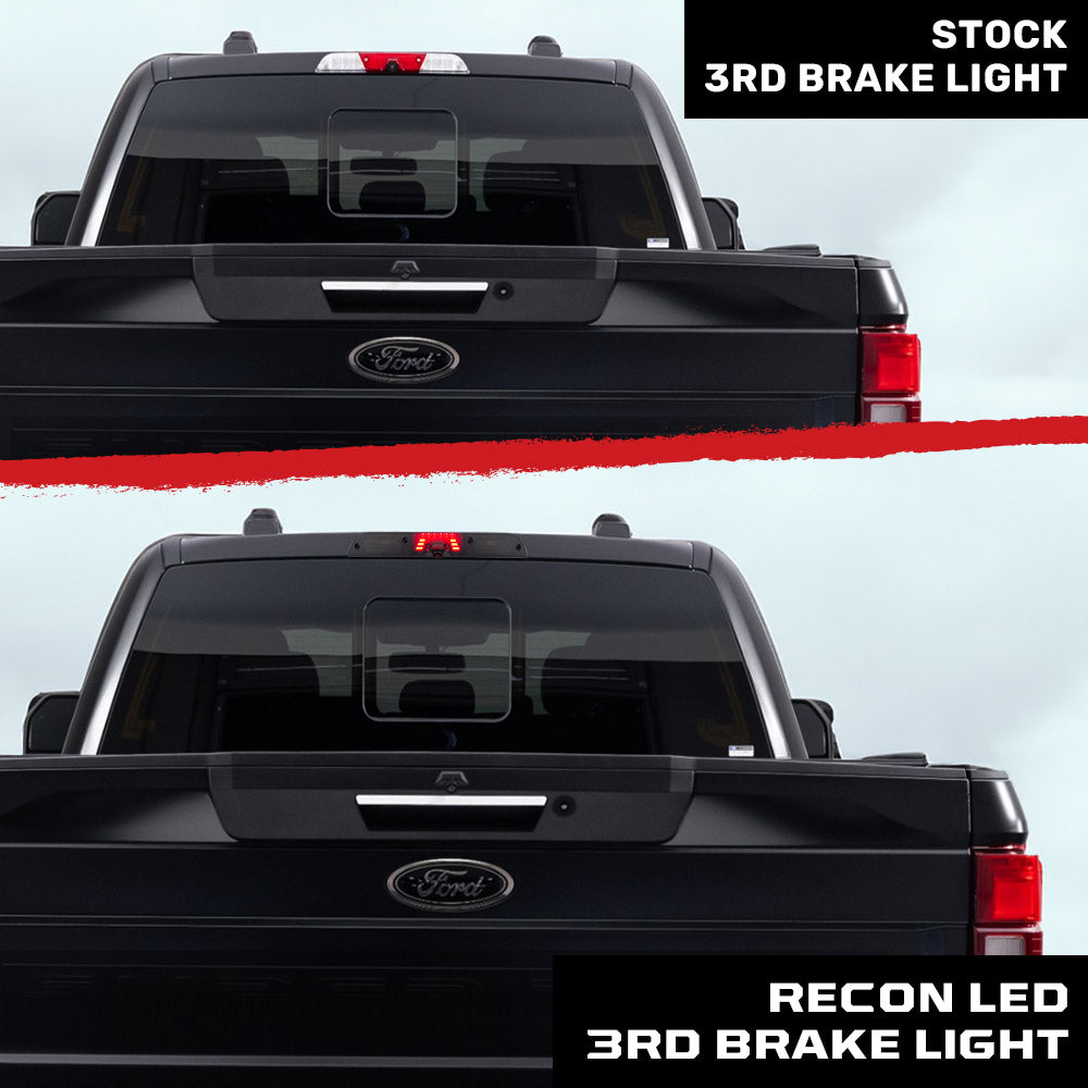 2015-2026+ Ford F150 Smoked Clear LED 3rd Brake Light - AutoLEDTech.com