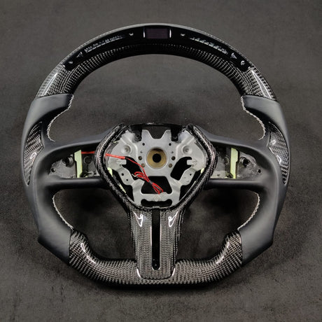 2007-2015 Infiniti G37 G35 Custom Carbon Fiber Steering Wheel - AutoLEDTech.com