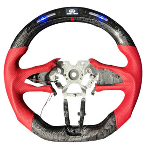 2013-2024 Infiniti Q50 Q60 Custom Carbon Fiber Steering Wheel - AutoLEDTech.com