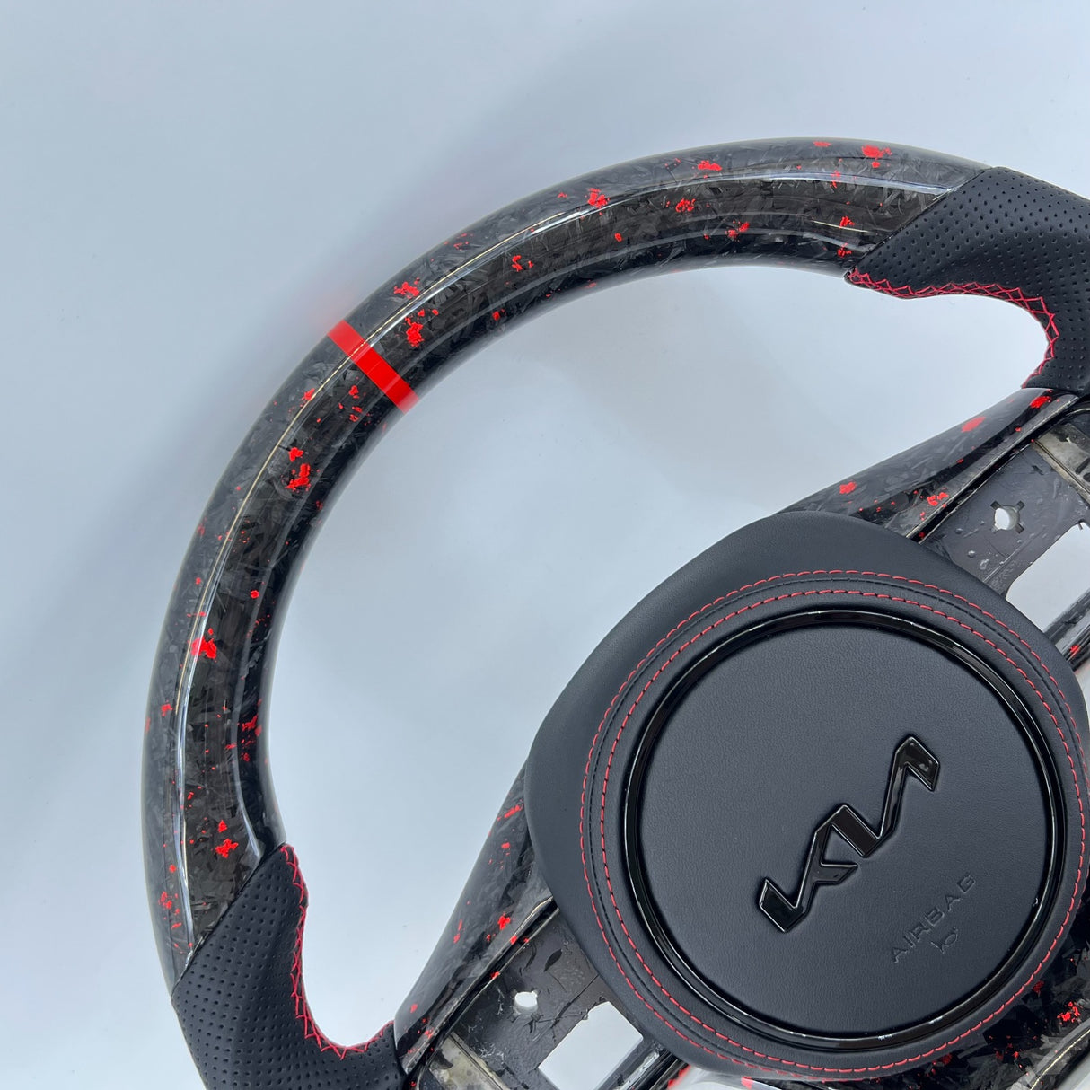 2016-2020 Kia Optima Custom Carbon Fiber LED Steering Wheel - AutoLEDTech.com