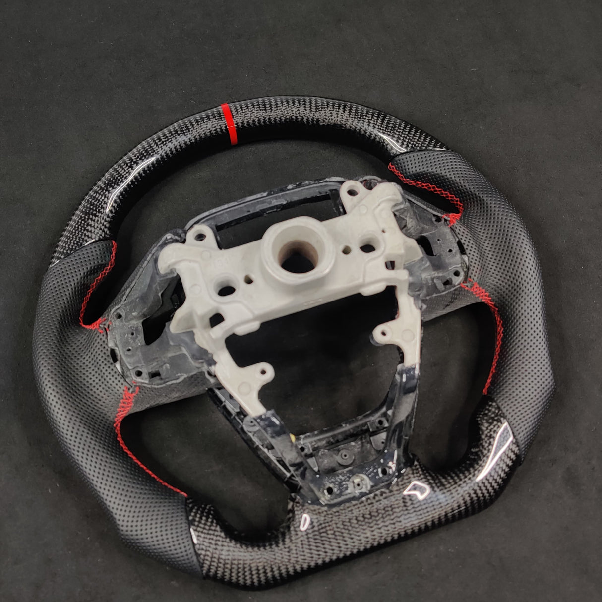 2016-2021 Honda Civic Custom Carbon Fiber Steering Wheel - AutoLEDTech.com