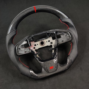 2016-2021 Honda Civic Custom Carbon Fiber Steering Wheel - AutoLEDTech.com