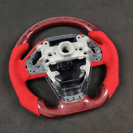 2016-2021 Honda Civic Custom Carbon Fiber Steering Wheel - AutoLEDTech.com