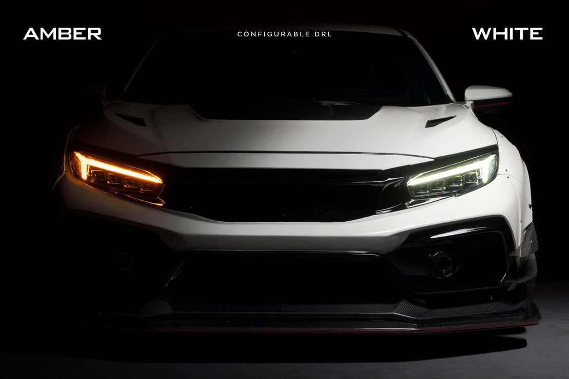 2016-2021 Honda Civic XB LED Projector DRL Headlights - AutoLEDTech.com