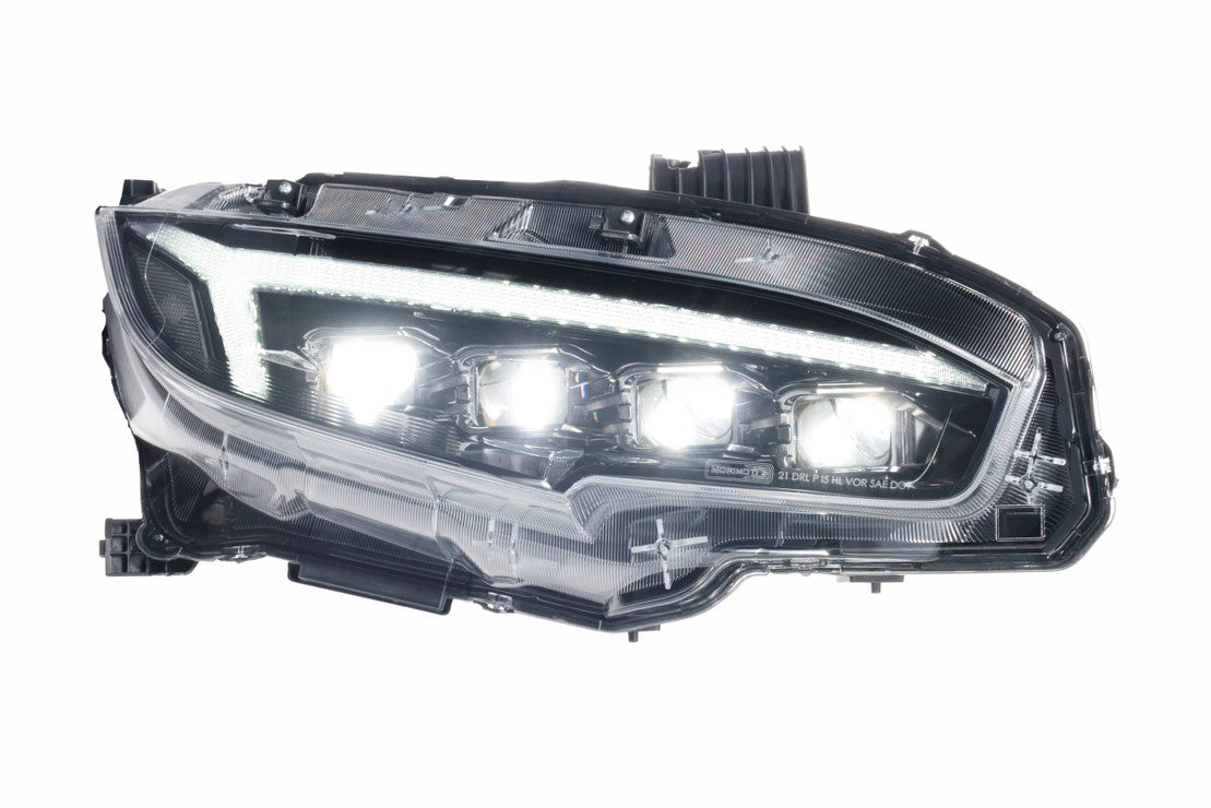 2016-2021 Honda Civic XB LED Projector DRL Headlights - AutoLEDTech.com