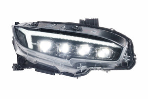 2016-2021 Honda Civic XB LED Projector DRL Headlights - AutoLEDTech.com