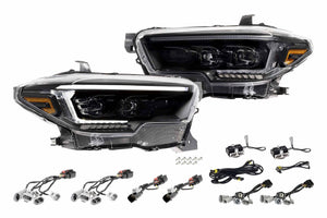2016-2023 Toyota Tacoma XB EVO Hybrid LED DRL Headlights - AutoLEDTech.com