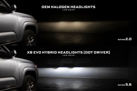 2016-2023 Toyota Tacoma XB EVO Hybrid LED DRL Headlights - AutoLEDTech.com
