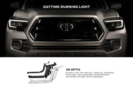 2016-2023 Toyota Tacoma XB EVO Hybrid LED DRL Headlights - AutoLEDTech.com