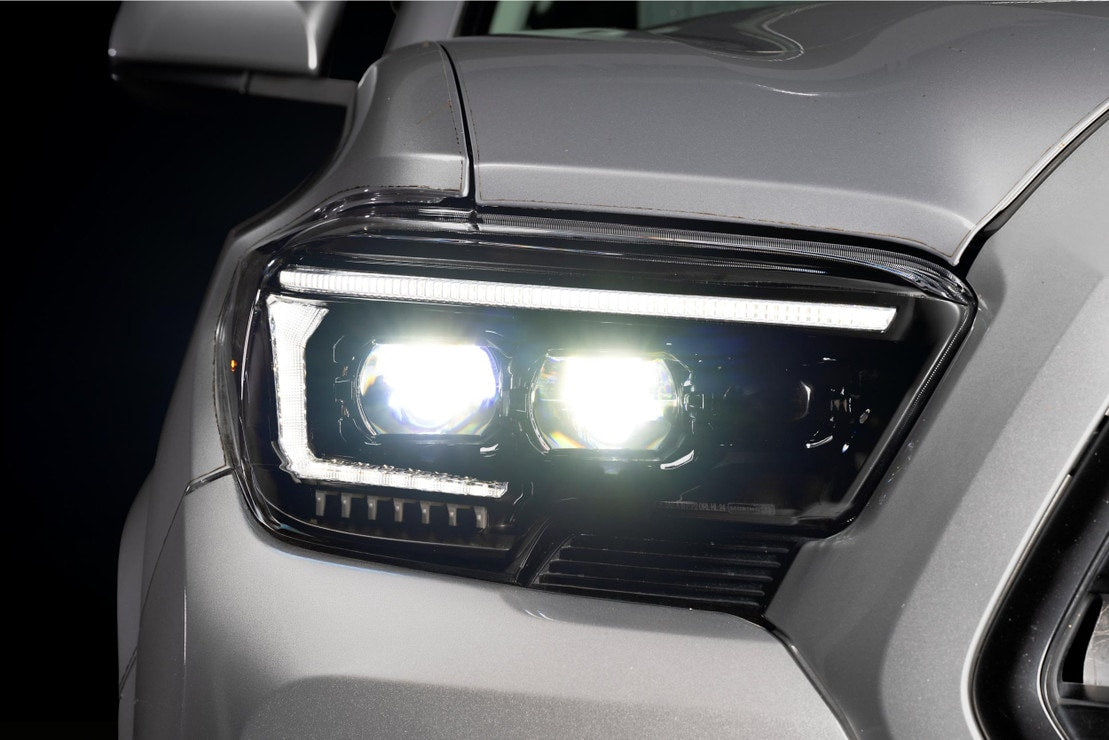 2016-2023 Toyota Tacoma XB EVO Hybrid LED DRL Headlights - AutoLEDTech.com