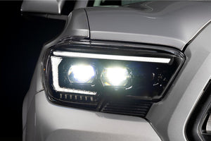 2016-2023 Toyota Tacoma XB EVO Hybrid LED DRL Headlights - AutoLEDTech.com