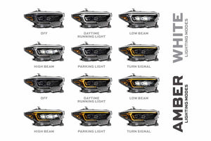 2016-2023 Toyota Tacoma XB EVO LED DRL Headlights - AutoLEDTech.com