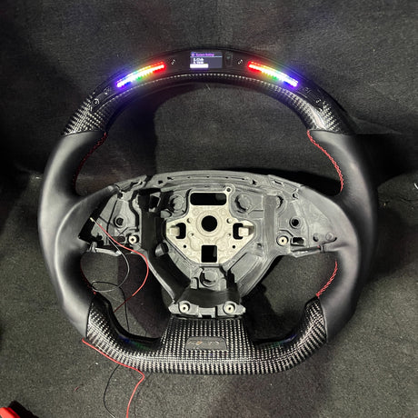 2016-2024 Chevrolet Camaro Custom Carbon Fiber Steering Wheel - AutoLEDTech.com