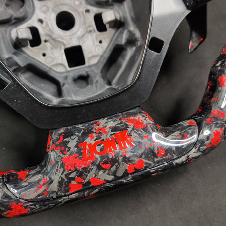 2016-2024 Chevrolet Camaro Custom Carbon Fiber Steering Wheel - AutoLEDTech.com