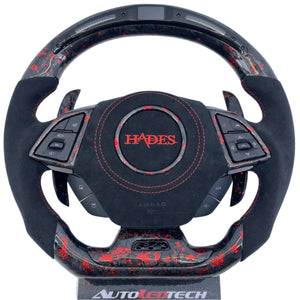 2016-2024 Chevrolet Camaro Custom Carbon Fiber Steering Wheel - AutoLEDTech.com