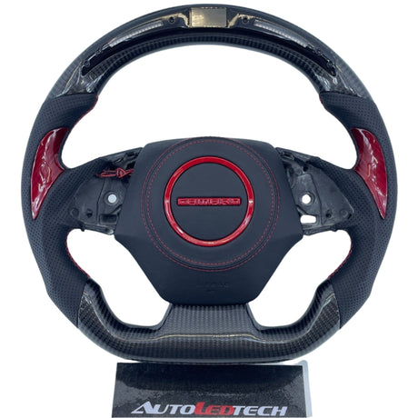 2016-2024 Chevrolet Camaro Custom Carbon Fiber Steering Wheel - AutoLEDTech.com