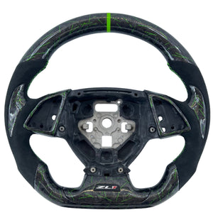 2016-2024 Chevrolet Camaro Custom Carbon Fiber Steering Wheel - AutoLEDTech.com
