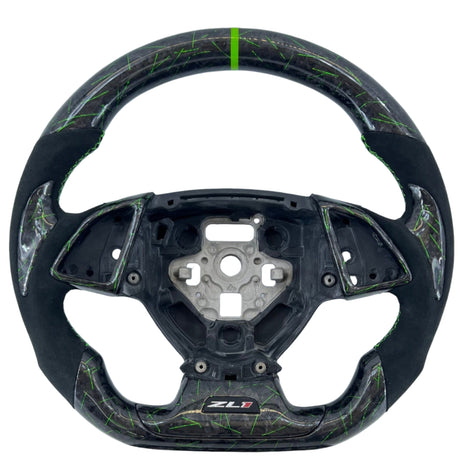 2016-2024 Chevrolet Camaro Custom Carbon Fiber Steering Wheel - AutoLEDTech.com