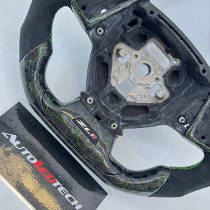 2016-2024 Chevrolet Camaro Custom Carbon Fiber Steering Wheel - AutoLEDTech.com