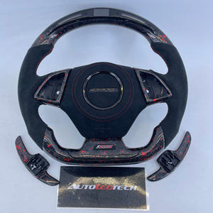 2016-2024 Chevrolet Camaro Custom Carbon Fiber Steering Wheel - AutoLEDTech.com