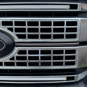 2017-2019 Ford Super Duty F250 F350 LED Grill Accent Light Bars Kit - AutoLEDTech.com