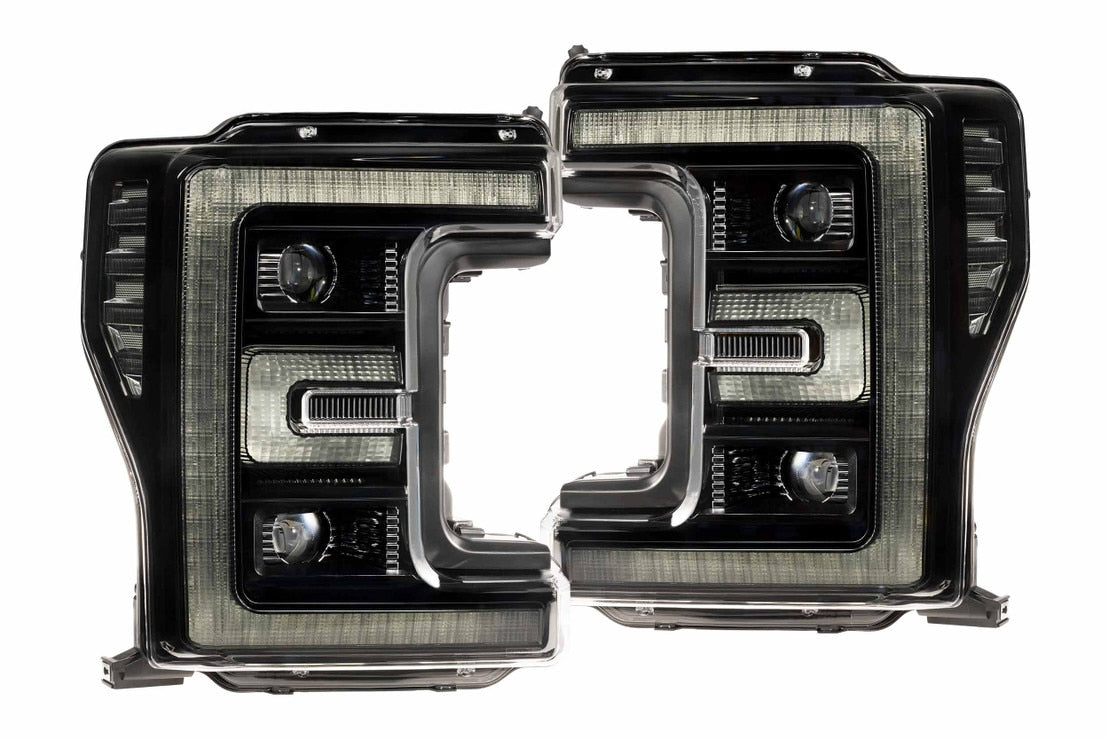 2017-2019 Ford Super Duty XRGB LED DRL Headlights - AutoLEDTech.com