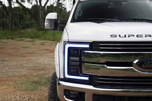 2017-2019 Ford Super Duty XRGB LED DRL Headlights - AutoLEDTech.com